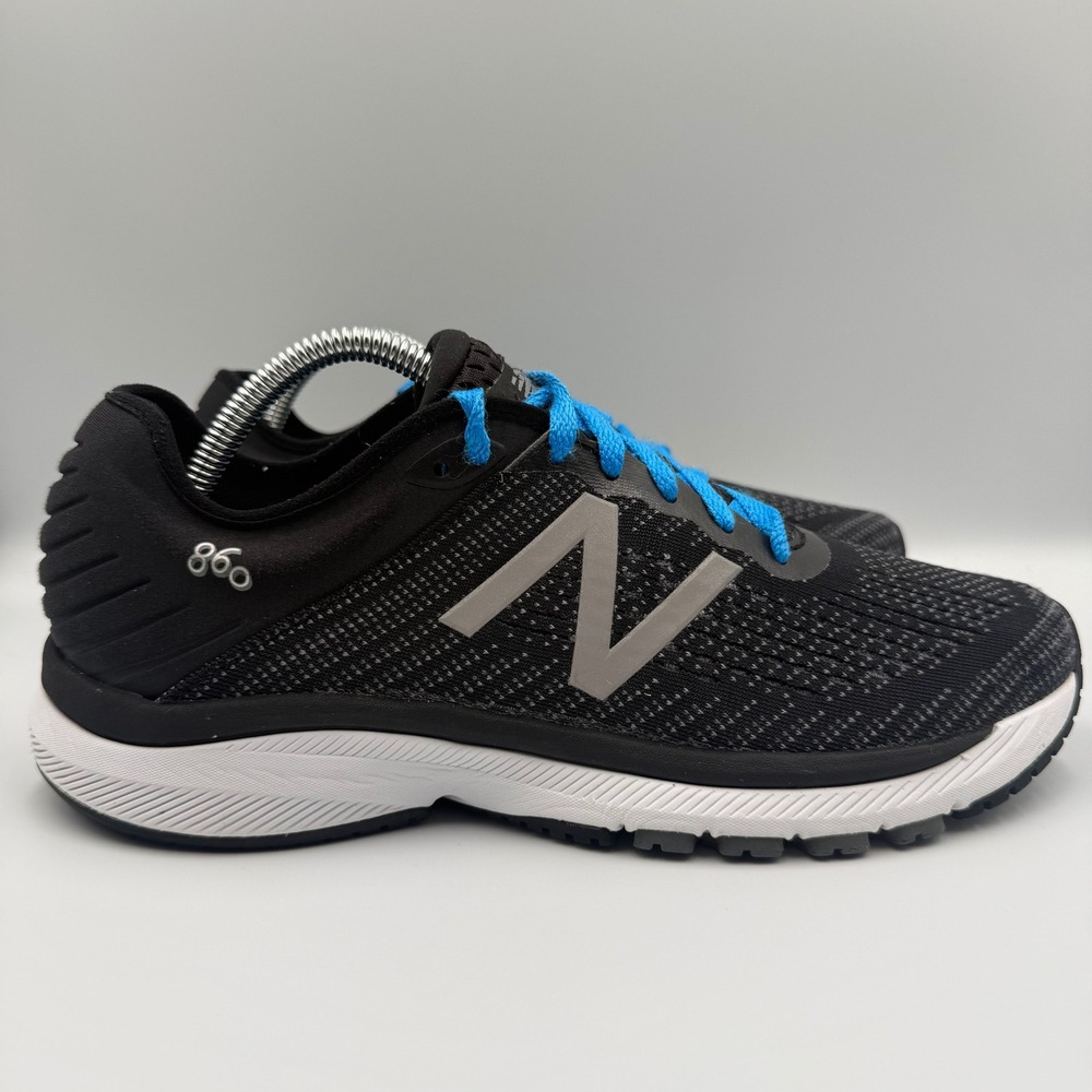 New Balance 860v10 Women Size 10 Black White Running Shoes‎ Athletic W860K10